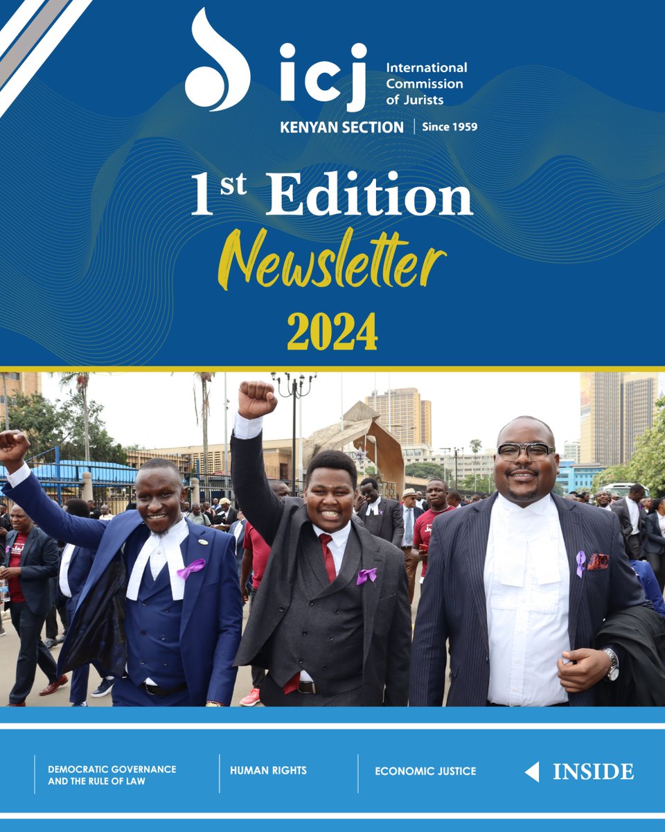 📢 Exciting News Alert! 📢 Explore our latest newsletter showcasing our groundbreaking initiatives, innovative strategies, and exclusive updates! #ICJKenya #1stEditionNewsletter2024 Download: icj-kenya.org/news/icj-kenya…
