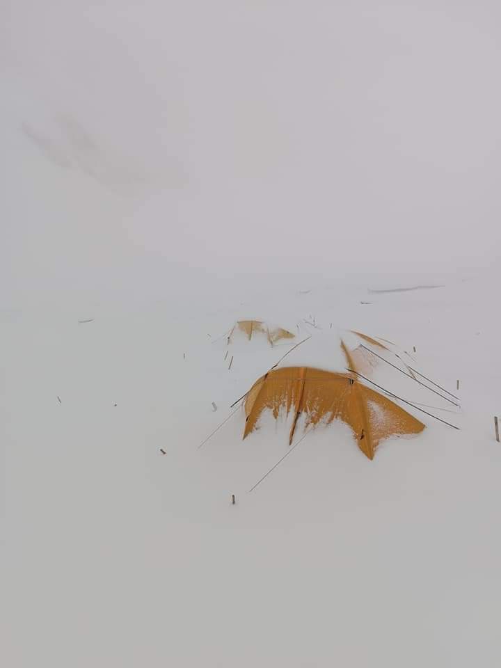 j_muhia's tweet photo. Update from our Kenyan man on Mt. Everest this season...
Over the last few days, Cheruiyot managed to complete the second acclimatization rotation. He went up to camp 3 (7300m) and spent a night there before descending back to basecamp where he is resting and recovering. The weather seems to have improved on the mountain.
Climbing such a mountain is a test of patience and mental strength. Our man is in good spirits and he is looking forward to the next round up the upper camps.
A bit of congestion at the vertical wall of the Khumbu Icefall that caused a one hour delay, blue ice on the steep Lotse face, partially buried tents and cold mornings are some of the challenges that came with this rotation.
Since he is attempting a summit without the use of supplemental oxygen, he will need to be more acclimatized than those using bottled oxygen for a higher chance of success. 
#Everest #everest2024 #Kenya #African #kenyan #Africa #jazamiti