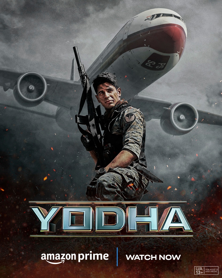 #Yodha is now streaming on @PrimeVideoIN without rent Only in Hindi