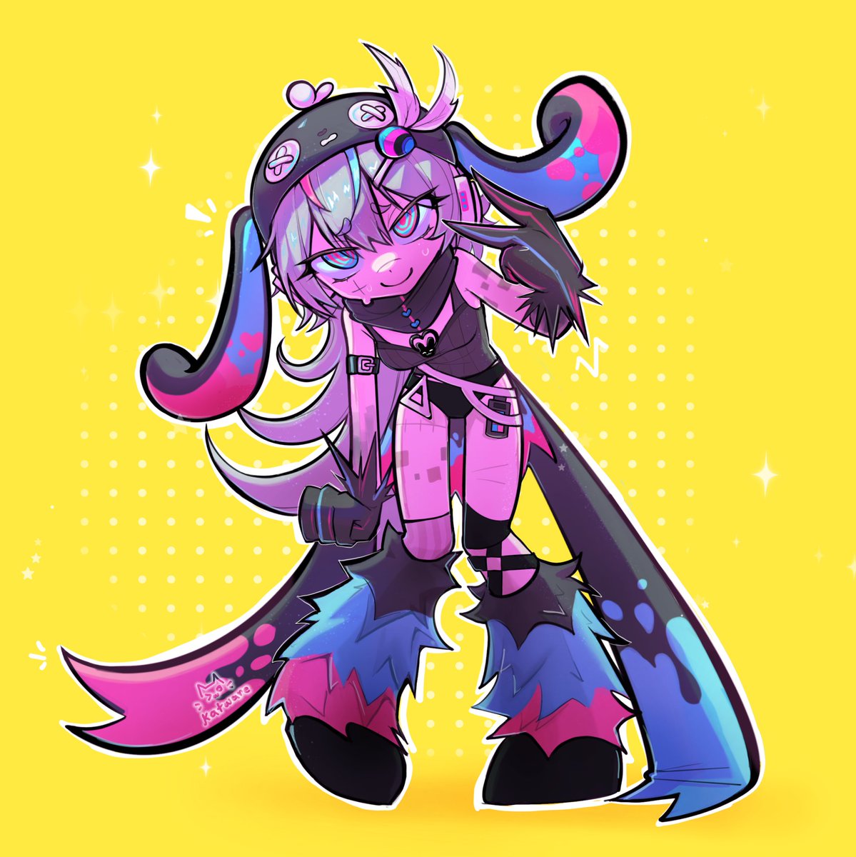 Katware_'s tweet photo. 🍬 
⁞
#artwork #DigitalArtist #digitalartwork #ArtCommission #ArtCommission #meow https://t.co/lfq2Qf1ASu