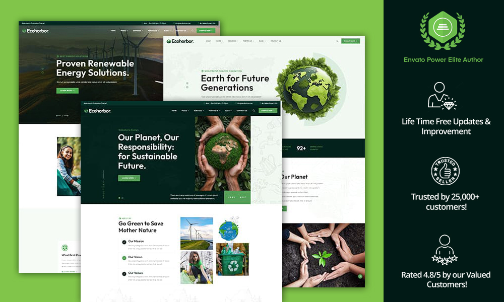 #Theme of the Day 10 May 2024 Ecohorbor - Ecology & Environment WordPress Theme by Zozothemes @zozothemes designnominees.com/themes/ecohorb…