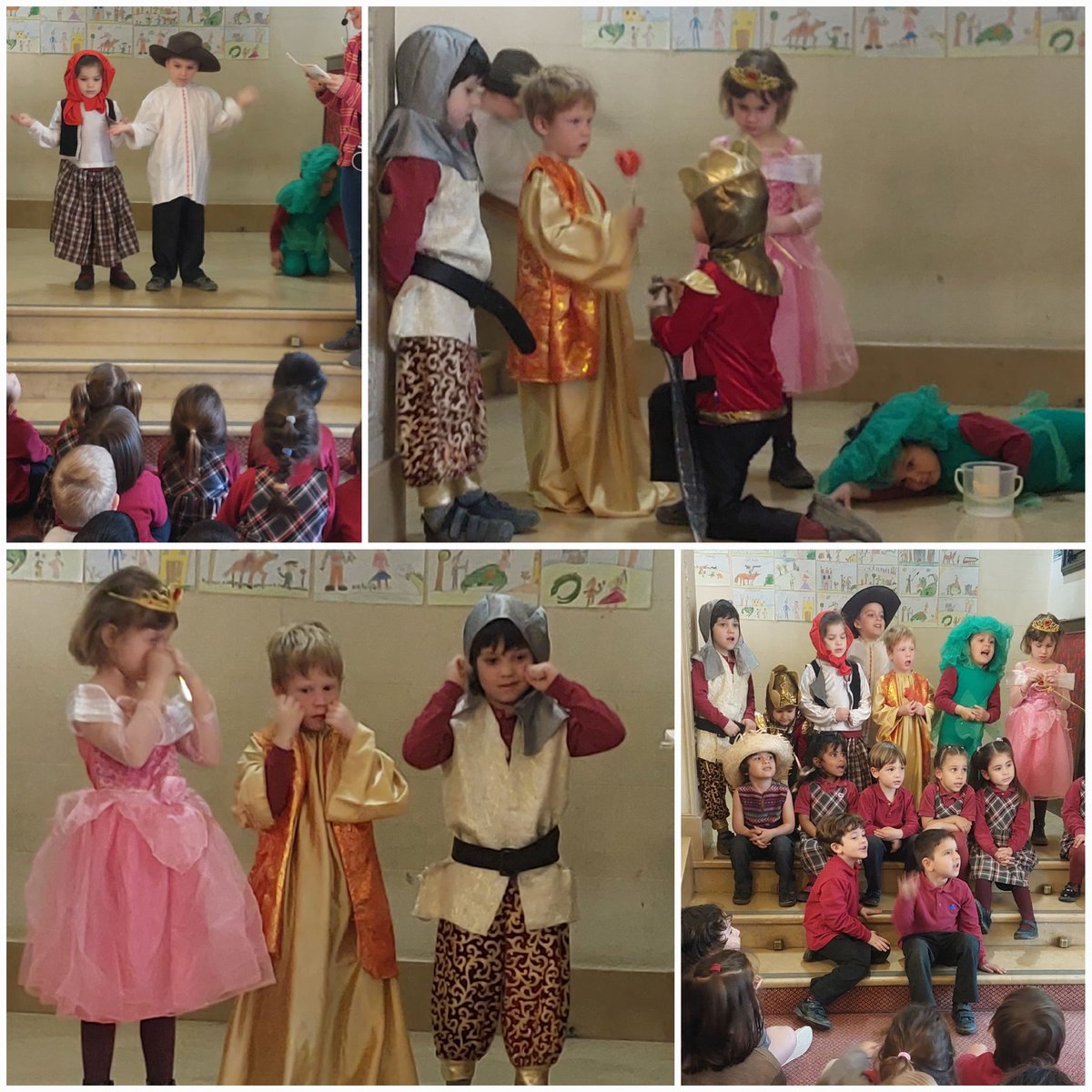 Seguim recordant moments de #SantJordi ! I és que no podiem deixar de compartir aquestes fotos dels nens nenes d'I4 representant la llegenda pels seus companys i pels més petits de la casa. Un fort aplaudiment pels artistes! 🥰👏🌹 #infantilSIL