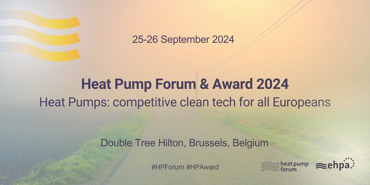 Want to help advance the clean energy transition in Europe? Do you believe in the transformative potential of heat pumps? Join us at the Heat Pump Forum: rb.gy/3miuai Energise the discussion at the #HPForum 2024 and become an event partner: rb.gy/qd7wzr