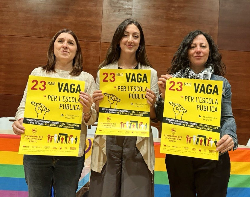 Enfront dels atacs del Govern valencià a l'#EscolaPública #vaga23M