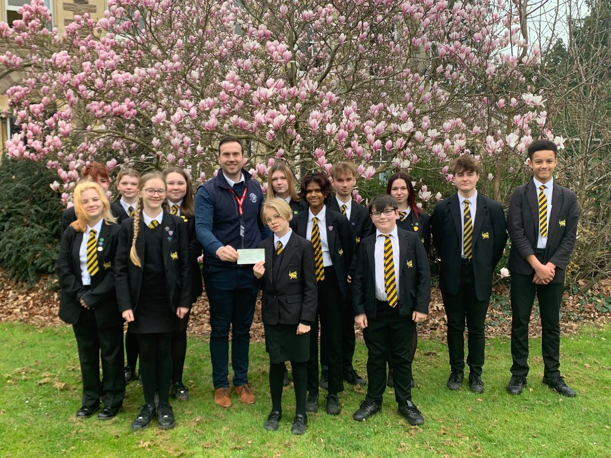 Our School Council were delighted to present <a href="/StMichaelsHosp/">St Michael's Hospice, Hereford</a> with a cheque for £250.47  raised from our Wear Casual Clothes Day #ProudAYLE