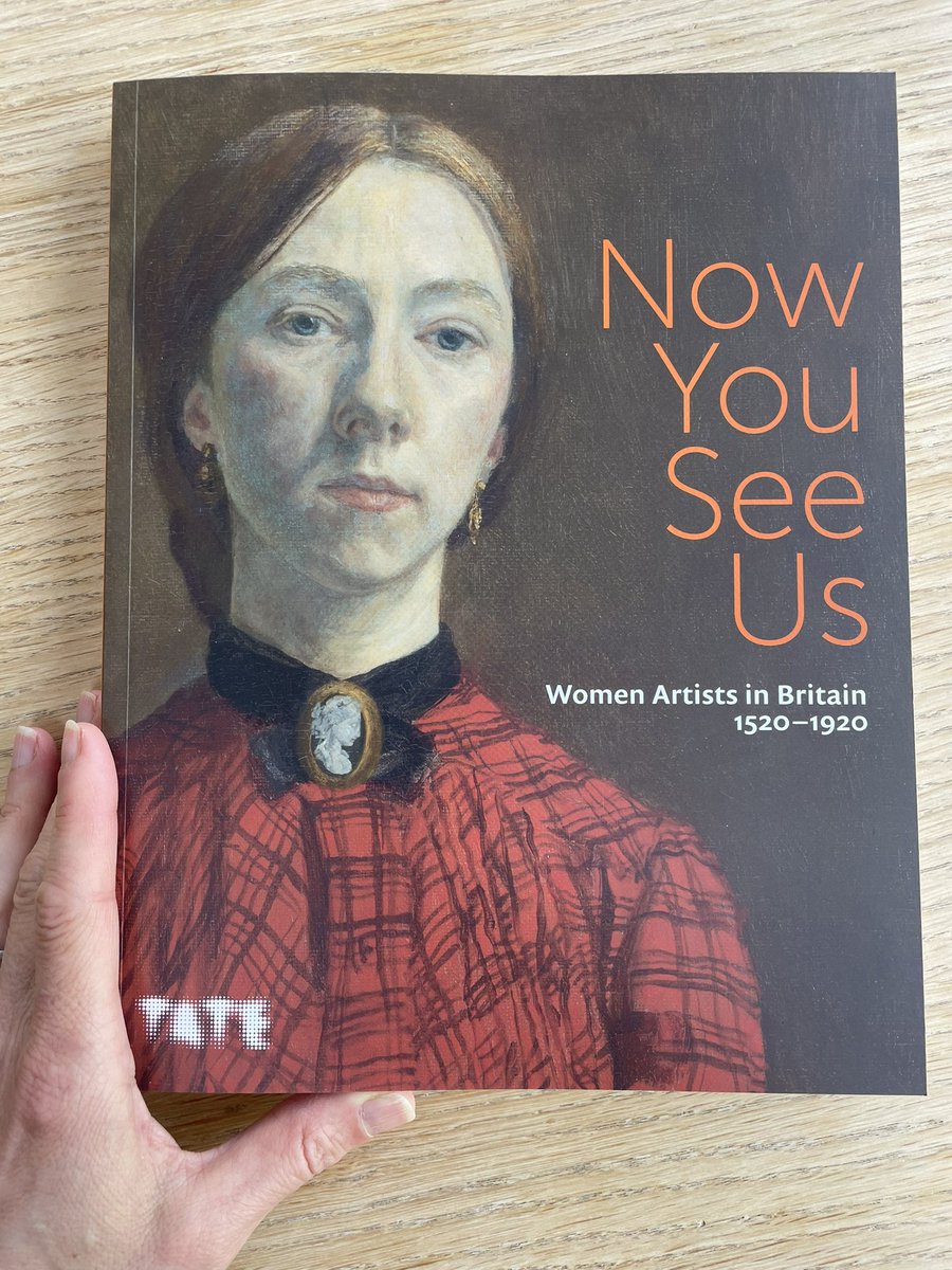 The catalogue has arrived, the installation is nearly complete, and it’s looking fabulous. ‘Now You See Us: Women Artists in Britain 1520-1920’ @Tate opens next week!