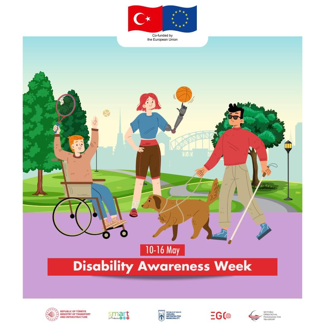 We stand by our citizens with disabilities with #SMARTAnkara. We aim to address the transportation and mobility requirements of persons with disabilities, including their daily travel routines and transportation of goods. 

+