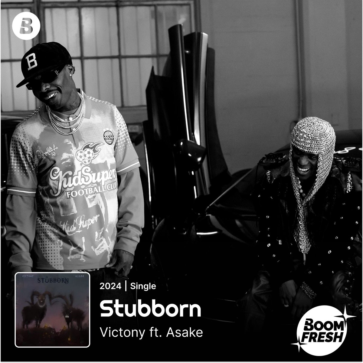 Outlaw King @vict0ny aligned with Mr Money @asakemusik for this #Stubborn jam! ✝️🐐

Listen to this tune on Boomplay! ➡️ Boom.lnk.to/VictonyStubborn

#BoomFresh #HomeOfMusic #NewMusicFriday