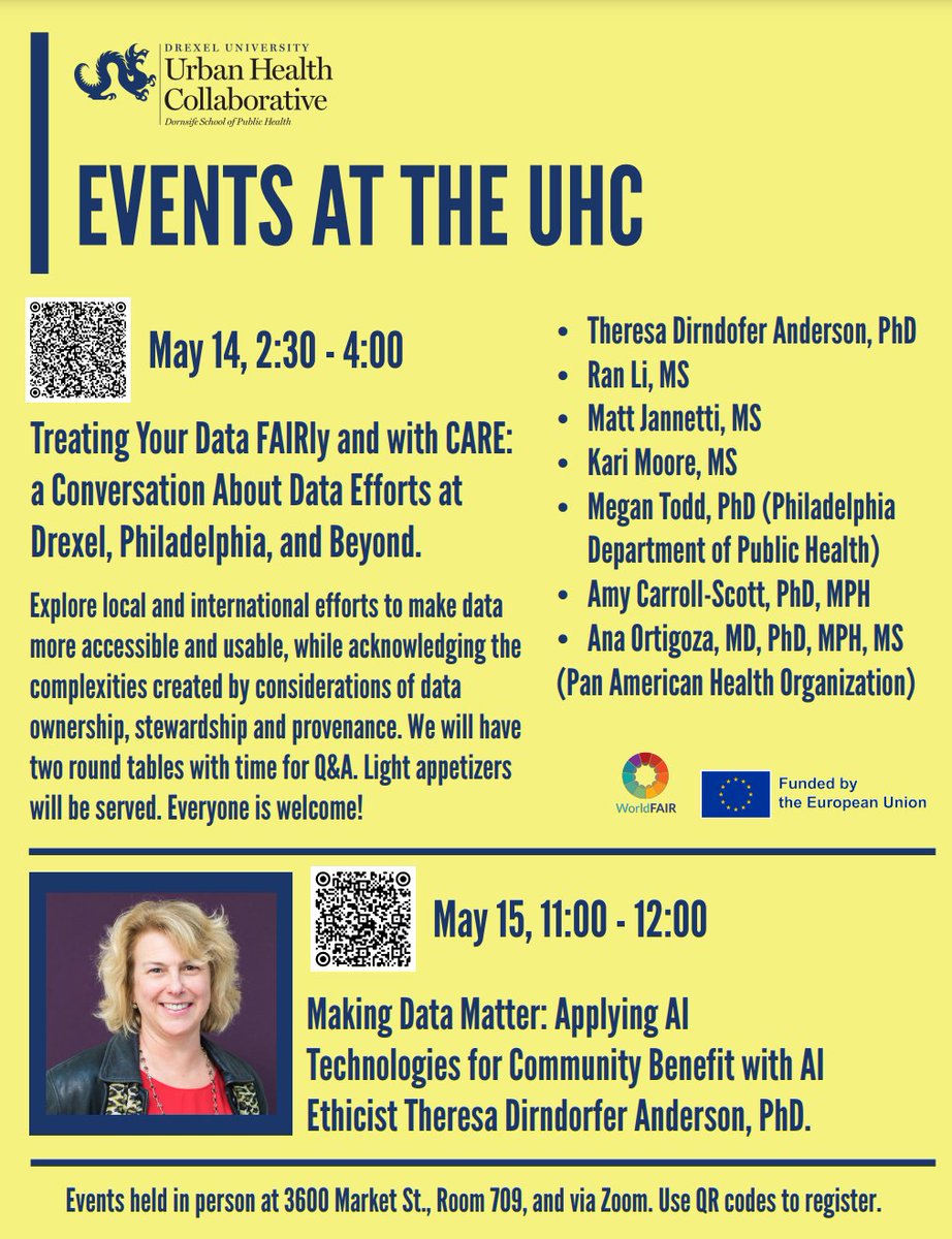 FAIR, CARE and AI Ethics: online events from WorldFAIR @ Drexel
codata.org/fair-care-and-…
#codata #FAIRdata #OpenScience #datascience #opendata