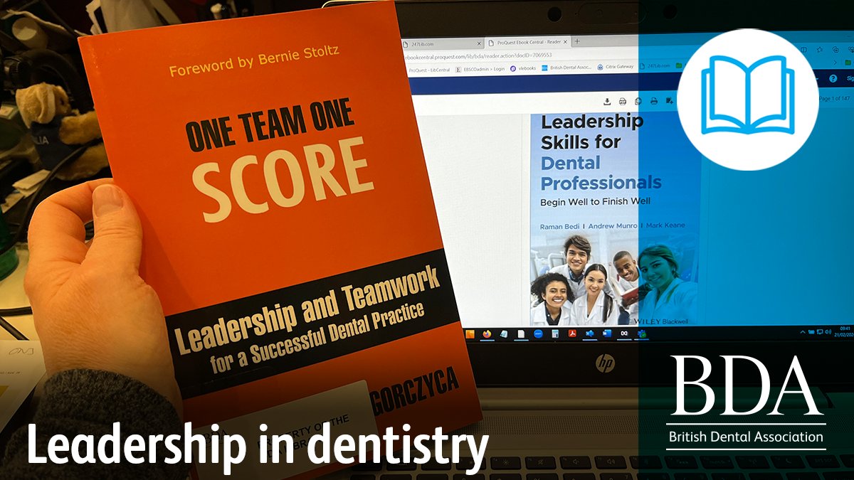 Our library has multiple books on leadership in dentistry. Discover how you can hone your leadership skills by requesting one of our titles today. Explore and request titles here: bit.ly/4aYSail