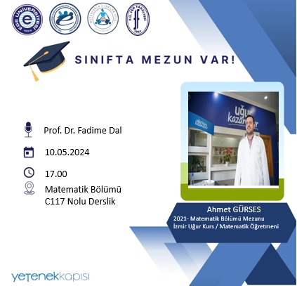 MezunEge's tweet photo. Fen Fakültesi Matematik Bölümü, Hemşirelik Fakültesi, İktisadi ve İdari Bilimler Fakültesi İşletme Bölümü mezunları Sınıfta Mezun Var etkinliği kapsamında sınıflarımıza konuk oluyor.

@ProfNecdetBudak
@EgeUniFenFak
@EgeHemsirelik
@iibfege https://t.co/a79Yt3jVyI