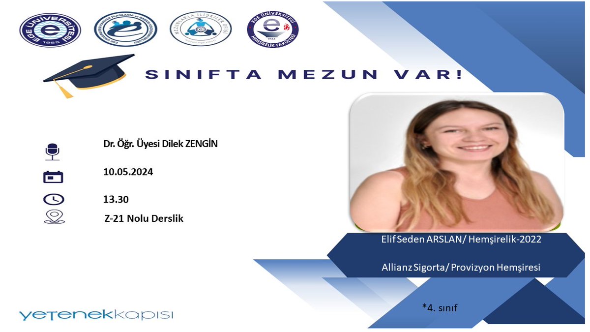 MezunEge's tweet photo. Fen Fakültesi Matematik Bölümü, Hemşirelik Fakültesi, İktisadi ve İdari Bilimler Fakültesi İşletme Bölümü mezunları Sınıfta Mezun Var etkinliği kapsamında sınıflarımıza konuk oluyor.

@ProfNecdetBudak
@EgeUniFenFak
@EgeHemsirelik
@iibfege https://t.co/a79Yt3jVyI