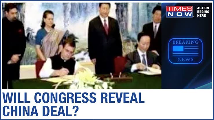 @AmalJos95950131 Ask congress to reveal the details of its agreement with China