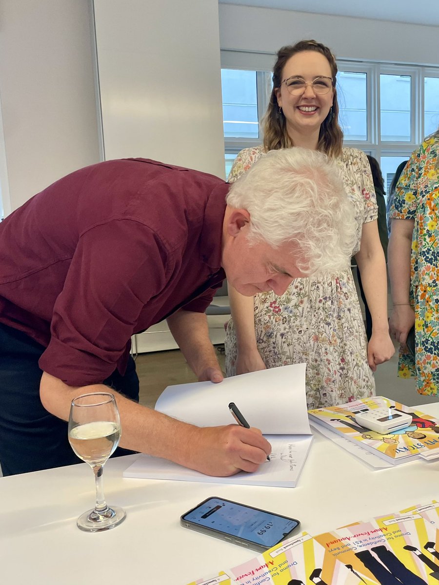 SpeechBubbles20's tweet photo. We had a wonderful time celebrating @AnnandAdam’s book That’s My Story!: Drama for Confidence, Communication and Creativity in KS1 and Beyond last night! Thank you to everyone who came and @phf_uk for hosting!! Find out more: https://t.co/XMlqex2nAg https://t.co/CfvXZnX9Cr