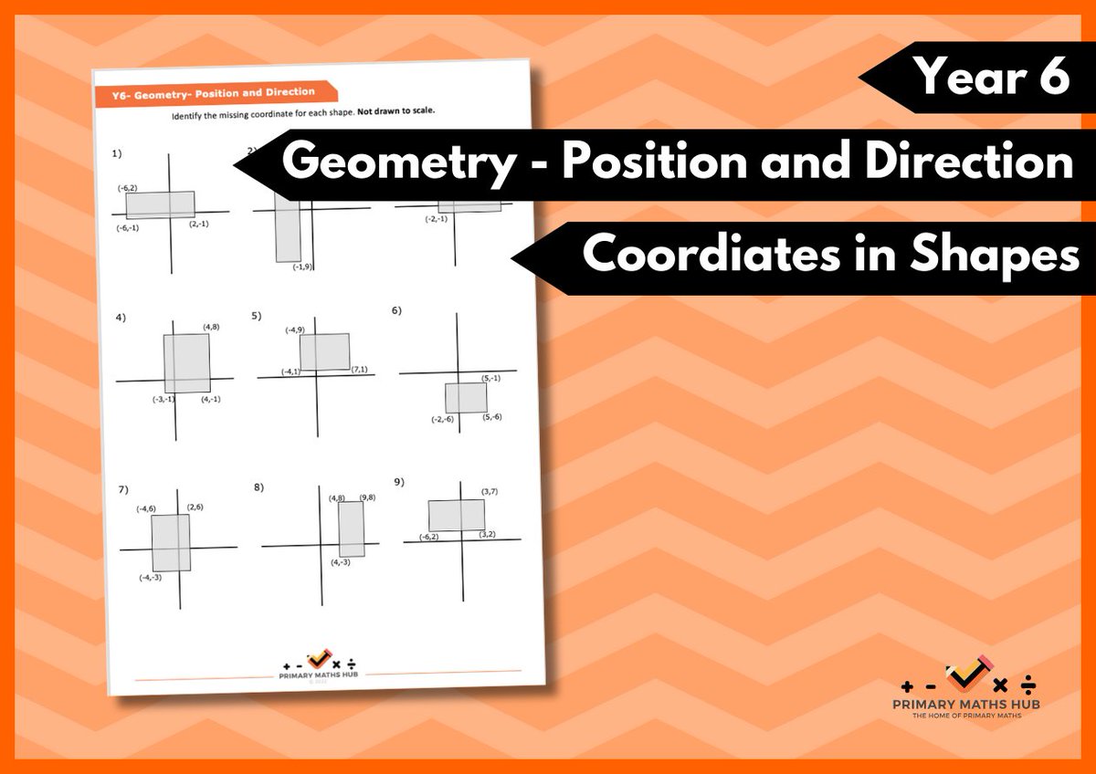 🧡 Daily Resource Showcase! Year 6 - Co-ordinates 🧠

💻 - Visit the website! primarymathshub.com

Just £1.99 for access to 1000's of the best primary maths resources.

📆Only 2 months left of this staggering offer!

#maths #primarymaths #mathsteacher #teacher #primaryteacher