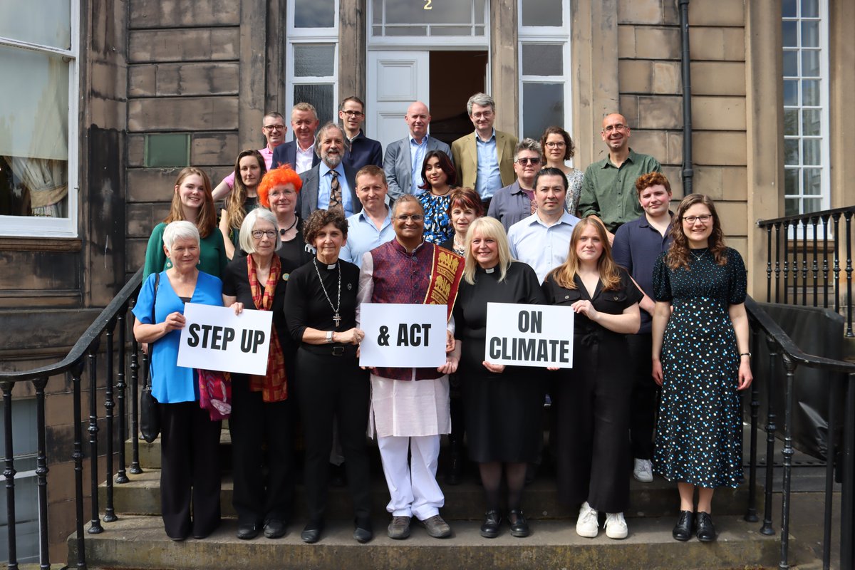 Civic society, faith leaders & scientists came together to make a clear statement: our govts must bridge the widening gap between promises & practical action to build a fairer, greener, healthier society for all Scotland is united for action, and leaders must step up and act now