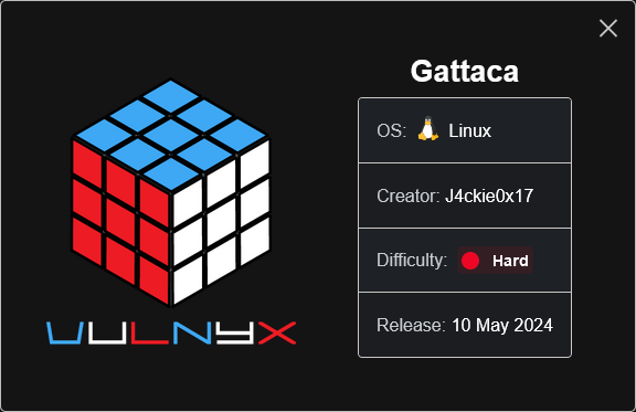 New Linux VM | Gattaca by @J4ckie0x17

🌐 vulnyx.com

#vulnyx #linux #ctf #pentesting #cybersecurity #infosec #hacking #redteam #informationsecurity #networksecurity #boot2root