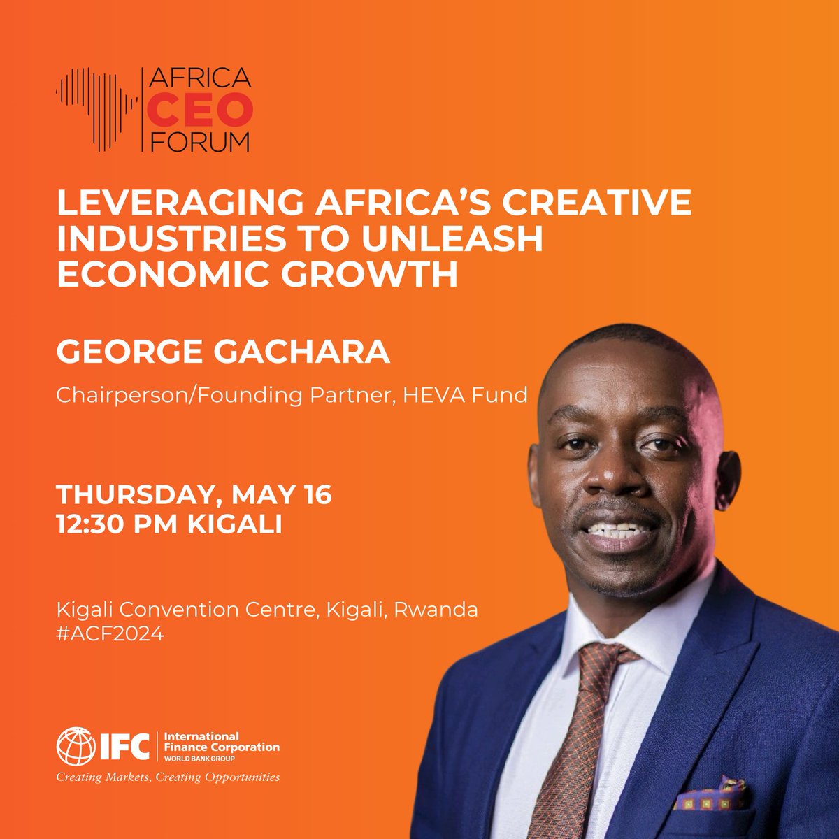 Africa’s creative industries presents an opportunity to drive growth & expand economic opportunities for the continent. Excited to be speaking at the #CreativeIndustries roundtable during the #AfricaCEOForum by @IFCAfrica  in #Kigali on 16th May. #ACF2024 wrld.bg/5ftF50QUekp