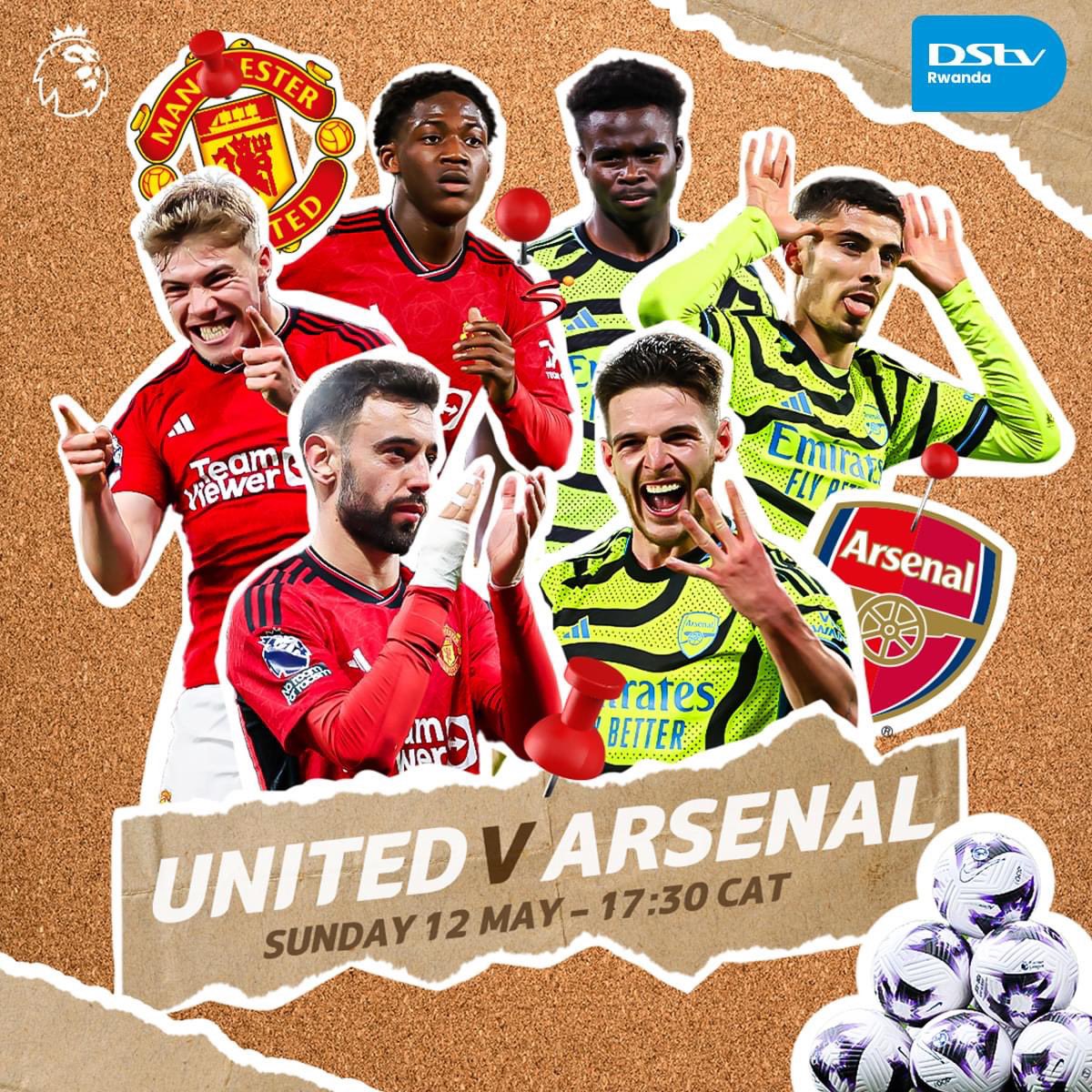Stay connected to Dstv to witness the monumental battle between two Premier League giants! ( The Red Devils host The Gunners in a match that will determine if Arteta lifts the trophy this season. Will he be successful? Catch #ManU vs #Arsenal, live on SuperSport on Dstv.