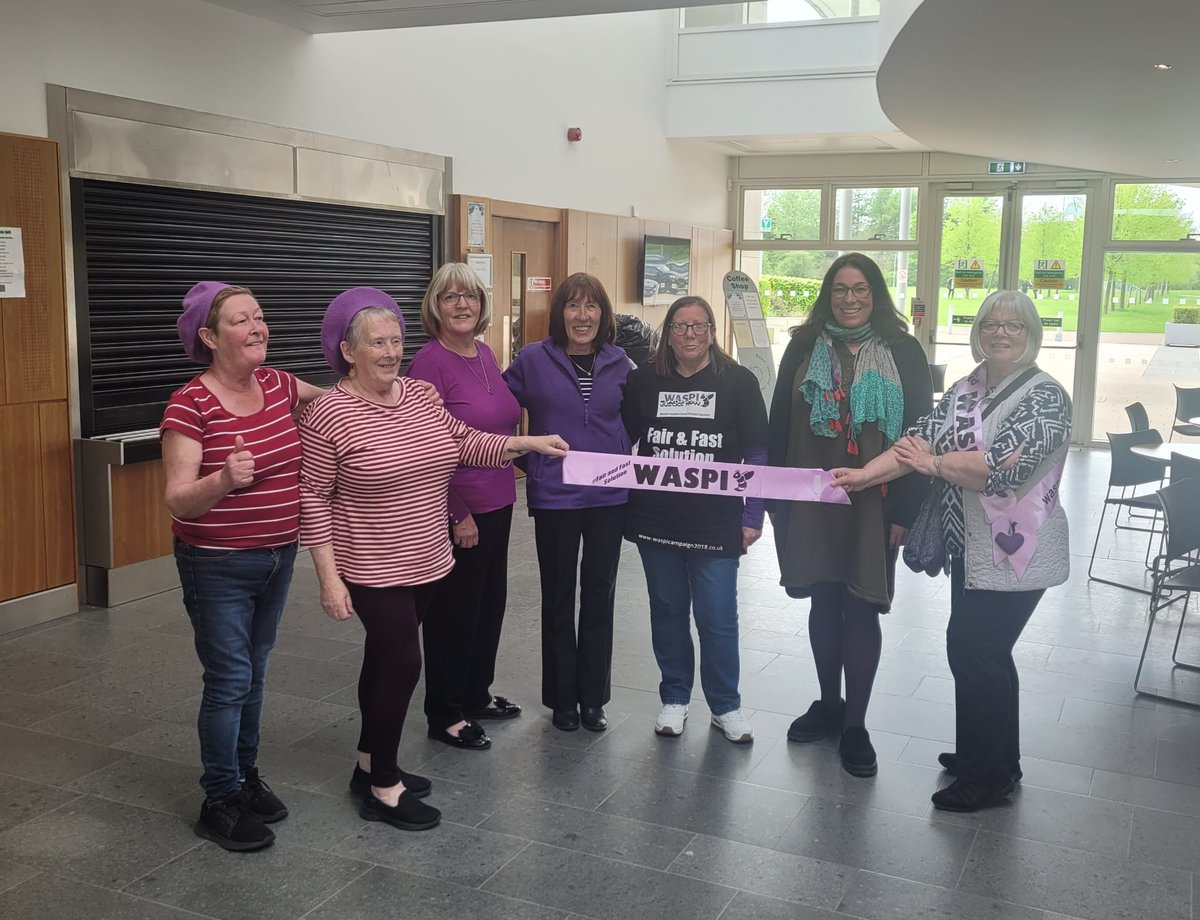 LibDemSally's tweet photo. Absolutely brilliant to meet with @Waspiwlothian this week, I'm so proud to support their campaign calling for #FairandFast compensation. These ladies are warriors! @WestLothianLDs @scotlibdems @WASPI_2018 #WASPI #WaspiWomen https://t.co/XQu3VH3egO
