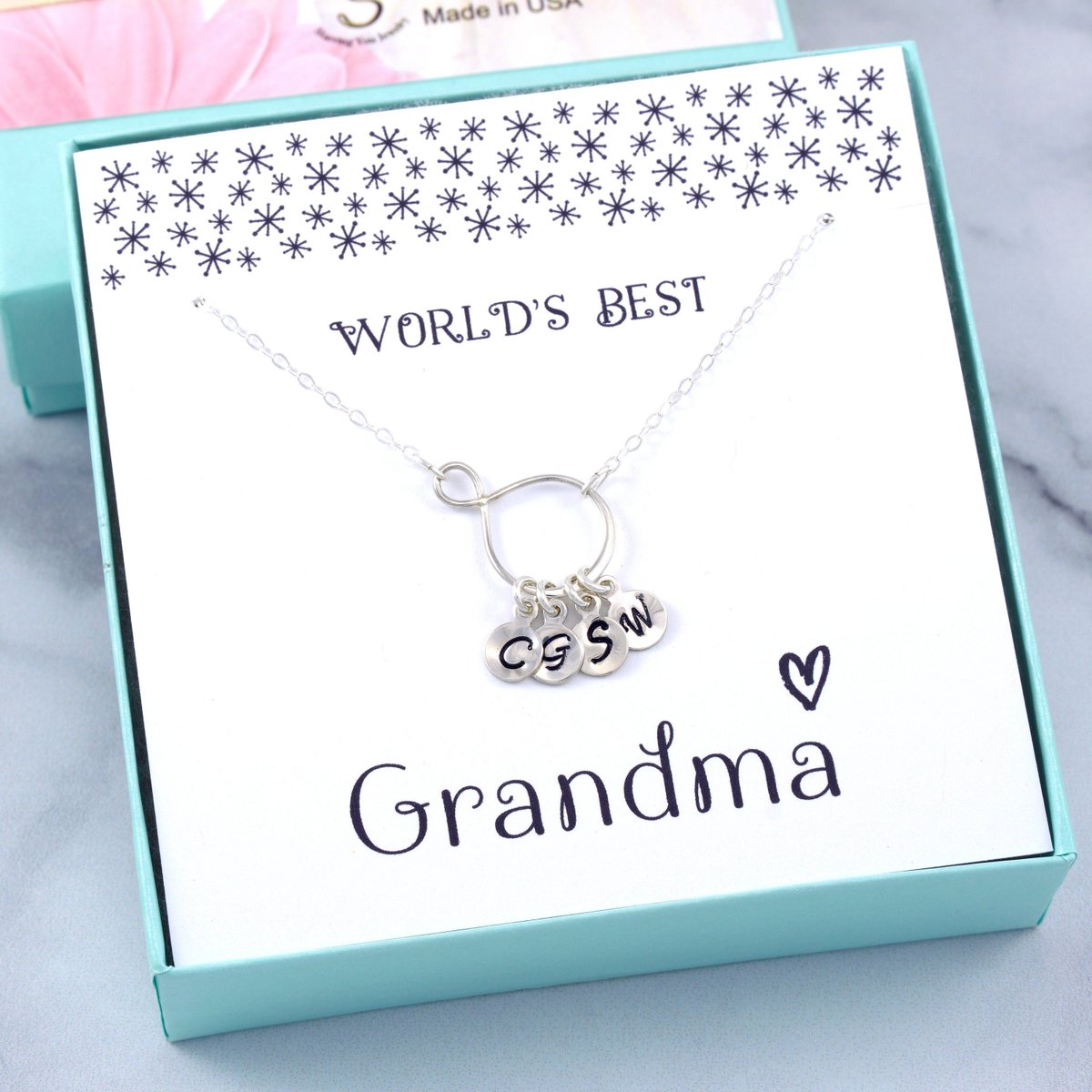 Grandma Necklace | Personalized Grandma Gifts | Grandma Birthday Gift | New Grandma Gift | Made in USA tuppu.net/6dc594bc #shopsmall #Etsy #giftideas #etsyfinds #giftsforher #etsyjewelry #etsygifts #etsyseller #handmadejewelry #etsyshop