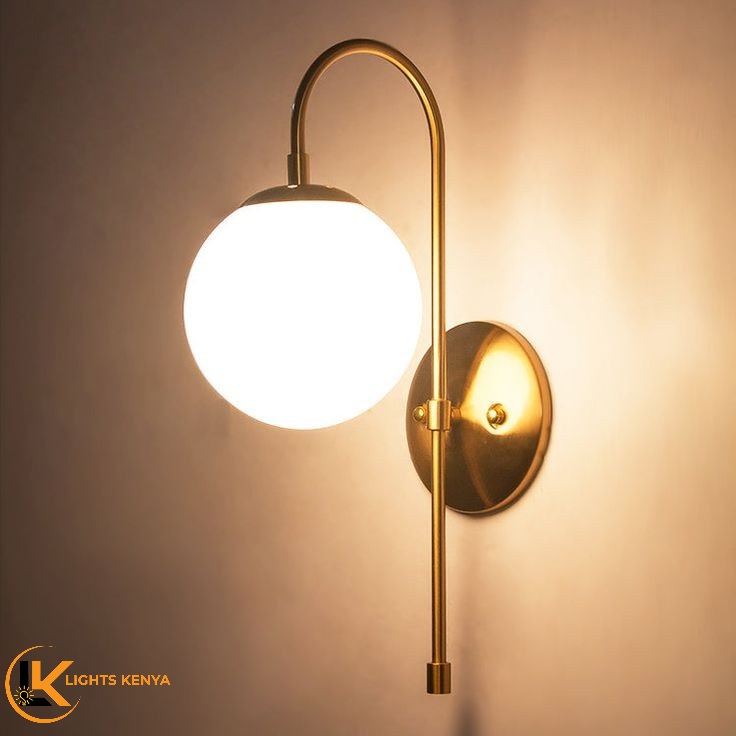 LightsKENYA's tweet photo. Indoor Wall Lamp 
@ ksh 2,000
Call/Whatsapp 0720682591 / 0111222300
* E27 bulb holder slot 
* metallic gold electro plated
* 42cm high
* 15cm ball diameter 

Moses Kuria Resign Kimani Mbugua Rebecca Miano Kikuyus Nyando SportPesa HELB Kenya Airways https://t.co/iyTtVMdomY