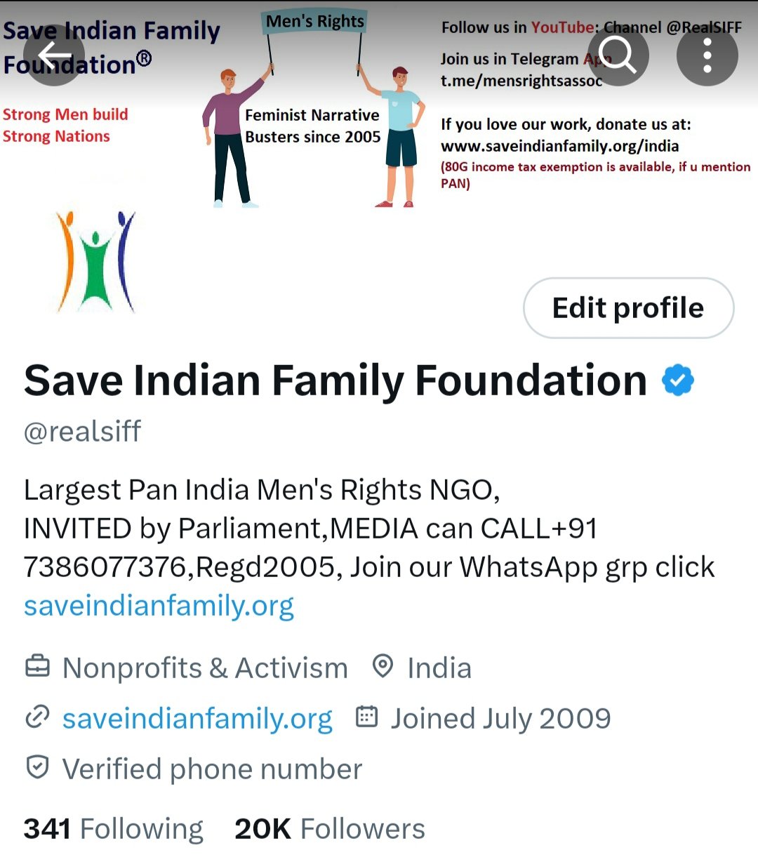 Save Indian Family Foundation on X: &ldquo;27th, February 2023: 10k 