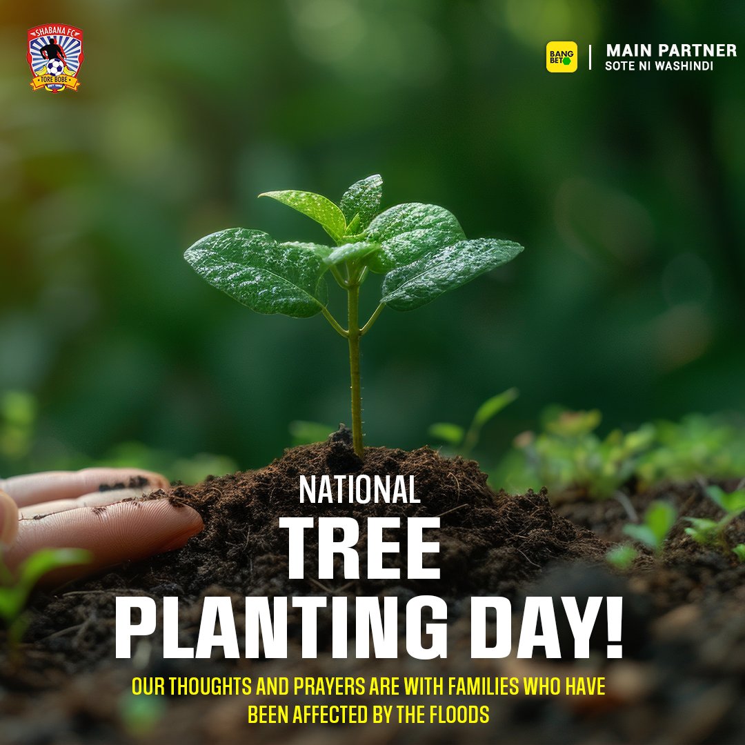 Happy National Tree Planting Day!

 Let's grow a greener future together.

#FootballKe
#ToreBobe