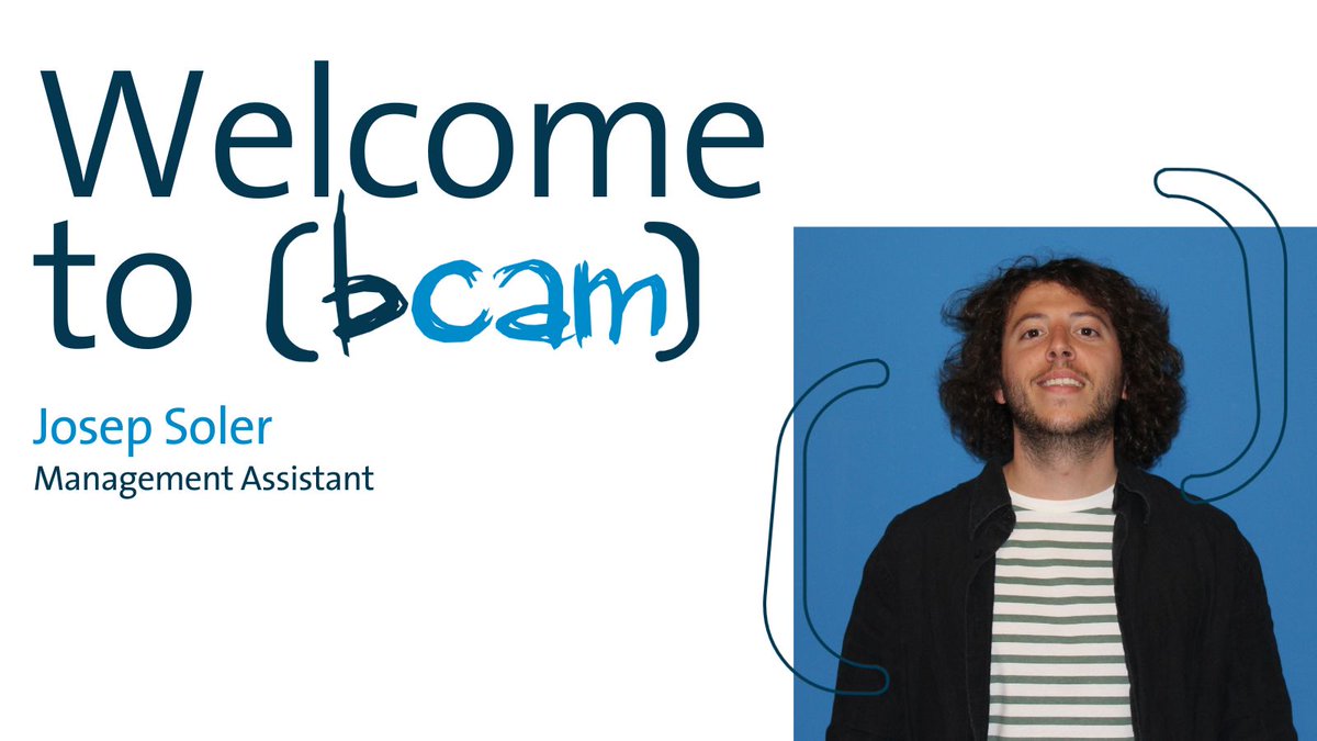 Newcommer at #BCAM ‼️ We are delighted to introduce Josep Soler. He will join as Management Assistant. Welcome Josep!