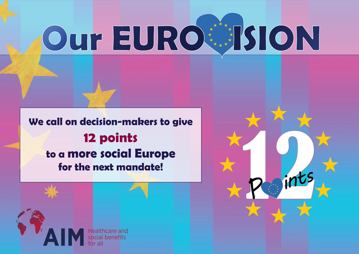 Ahead of the #Eurovision2024 song contest, we share our vision for the EU. Our vote is clear, 12 points for a more social Europe! #UseYourVote bit.ly/4cX1Sn5