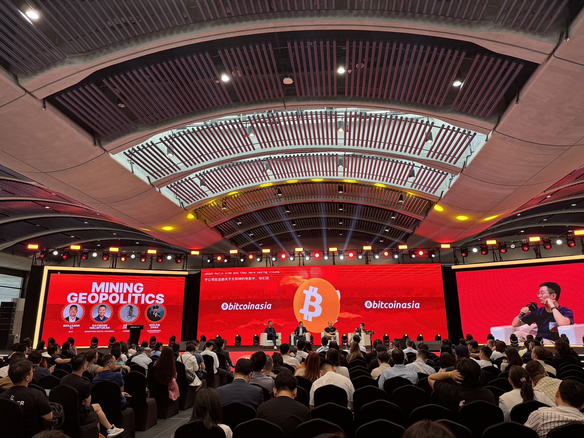 ...I can't believe most ppl I know skipped @BitcoinConfAsia. Hands down, it was the best conf. well-ran event, audience quality, relevant tech and product driven content. Ending it w the APAC narrative and laser eyes more than ever. #BuyBitcoin