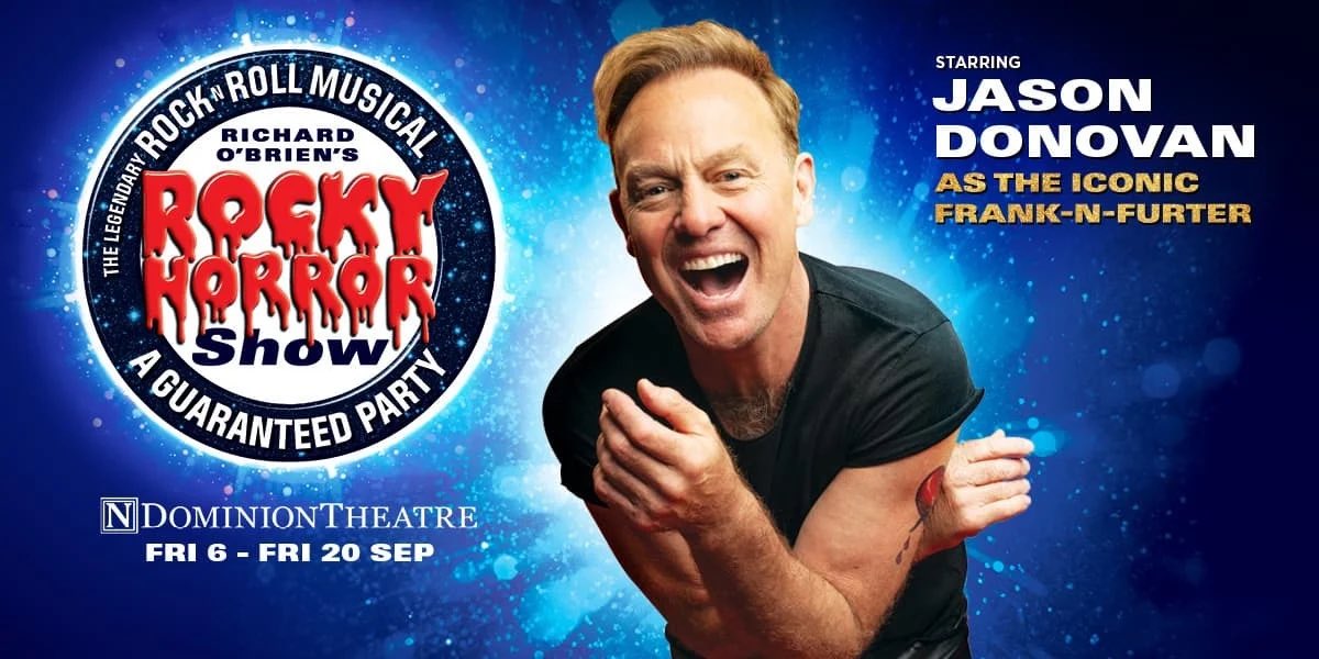 The astounding Rocky Horror Show returns to London’s West End at @DominionTheatre as part of a new tour. @JDonOfficial returns as Frank-N-Furter. Running from 6-20 September 2024. timewarp.org.uk/lab2024/