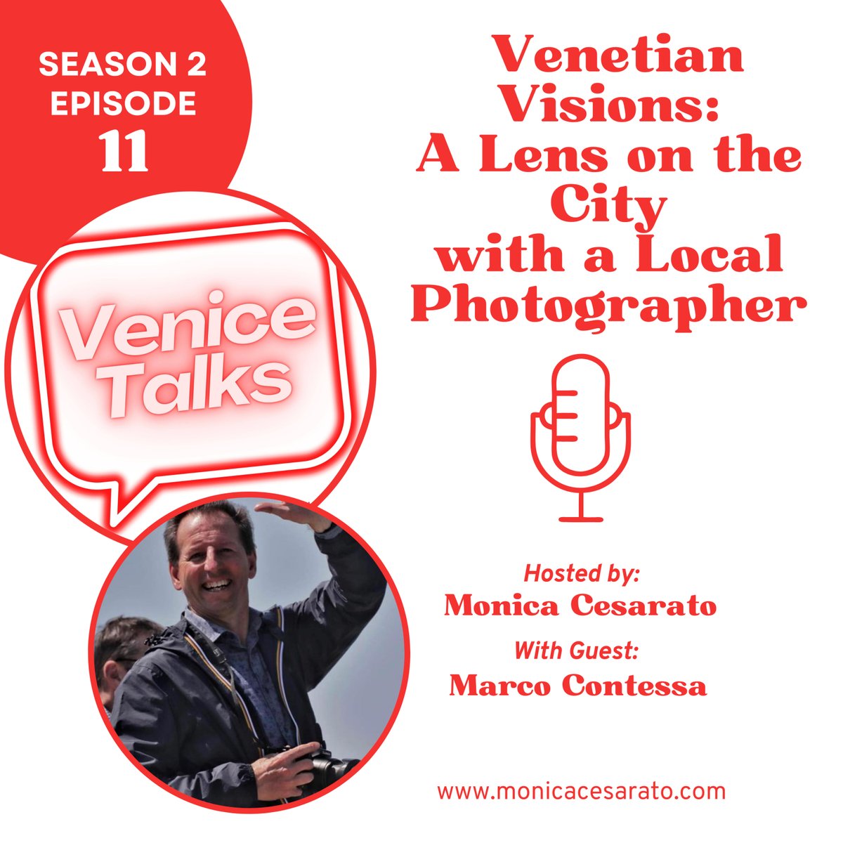 🎙️ New Venice Talks Episode Alert! 🎧 This week, I get to chat withVenetian photographer Marco Contessa. We uncover his captivating journey, the unique challenges of capturing Venice through the lens & our exciting collaboration on Andar Per Isole. 👉 monicacesarato.com/blog/venice-th…