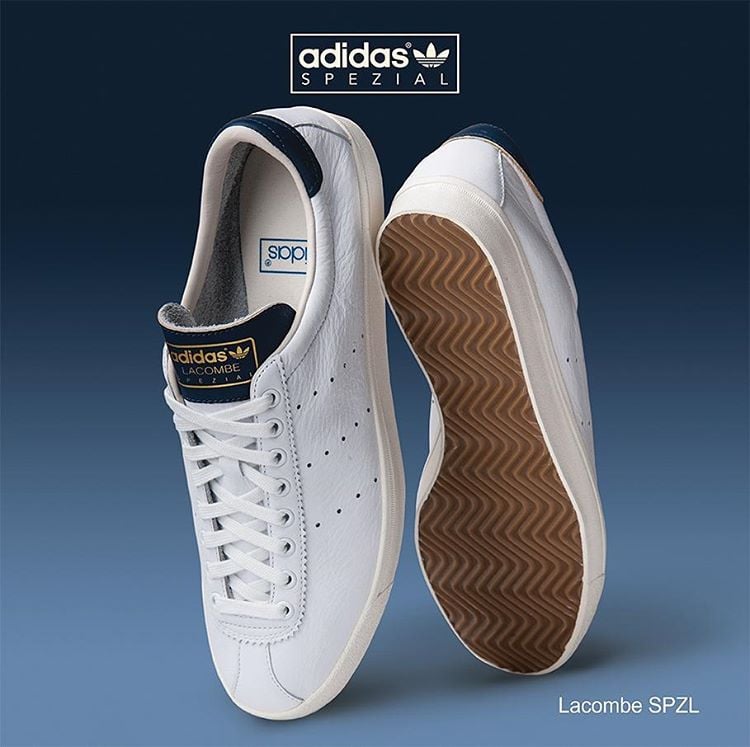 Good Morning 👋

adidas Lacombe Spzl - (The OG) - released back in 2016

Inspired by the adidas Newcombe and Rod Laver 

The reissue is due soon as part of the Decade of SPZL pack. Launching 24th May at selected retailers
More info to follow once confirmed.