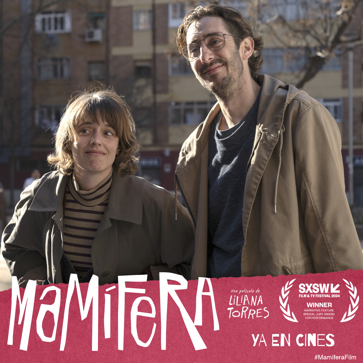 Esta pareja es de esas que dejan huella. 🥰 Maria Rodríguez Soto y Enric Auquer protagonizan #MamíferaFilm, una de las películas españolas más reconocidas y elogiadas del año. 🎬 Encuentra tu cine más cercano y emociónate esta semana 👉 bit.ly/cines-mamifera