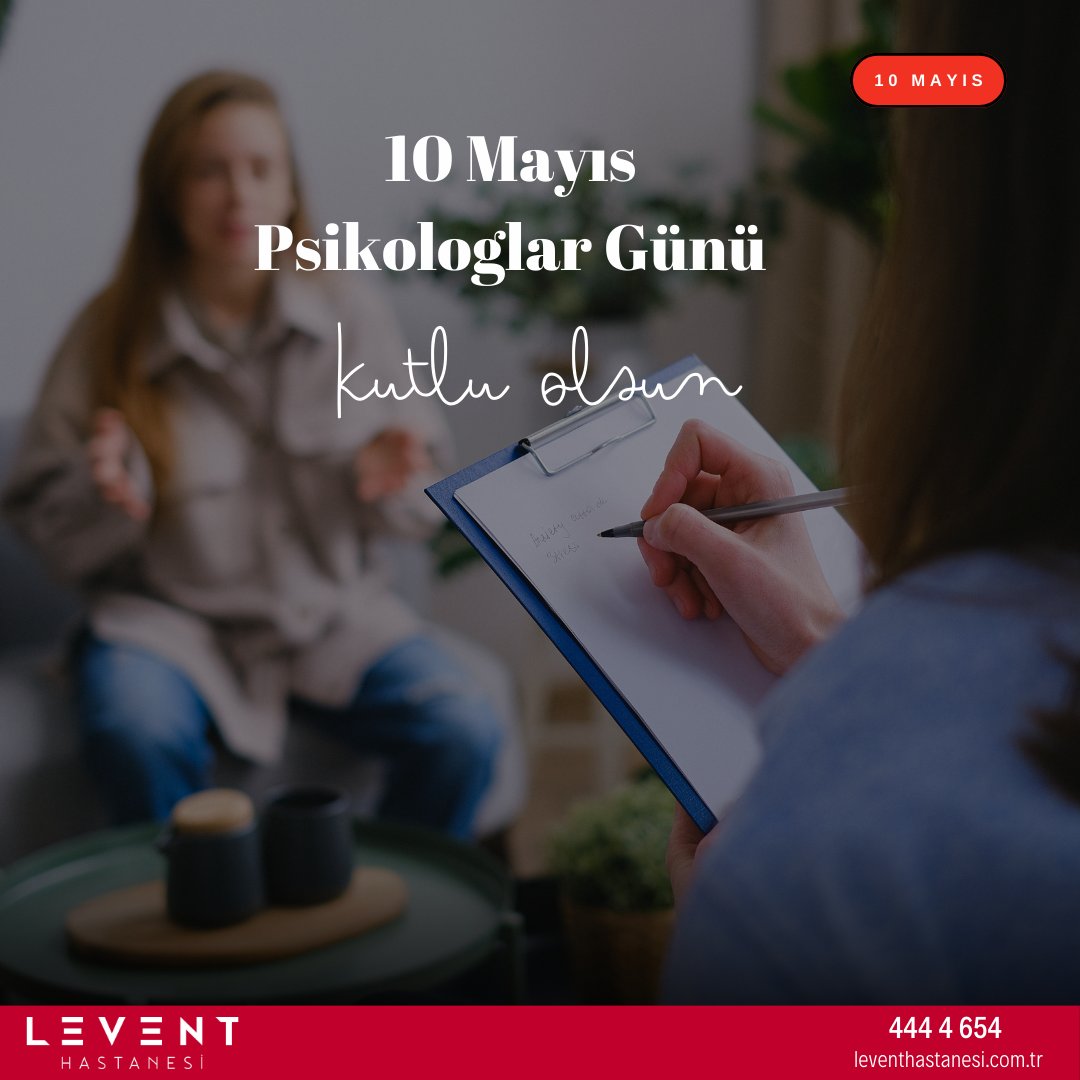 Psikologlar Günü, dünya genelinde psikologların topluma önemli katkılarını kutlamak amacıyla her yıl 10 Mayıs tarihinde kutlanan bir gündür.
 
 Ruh sağlığı için sabırla çalışan psikologlarınPsikologlar Günü kutlu olsun!
 
 #10mayıs #psikologlargünü #psikoloji #leventhastanesi