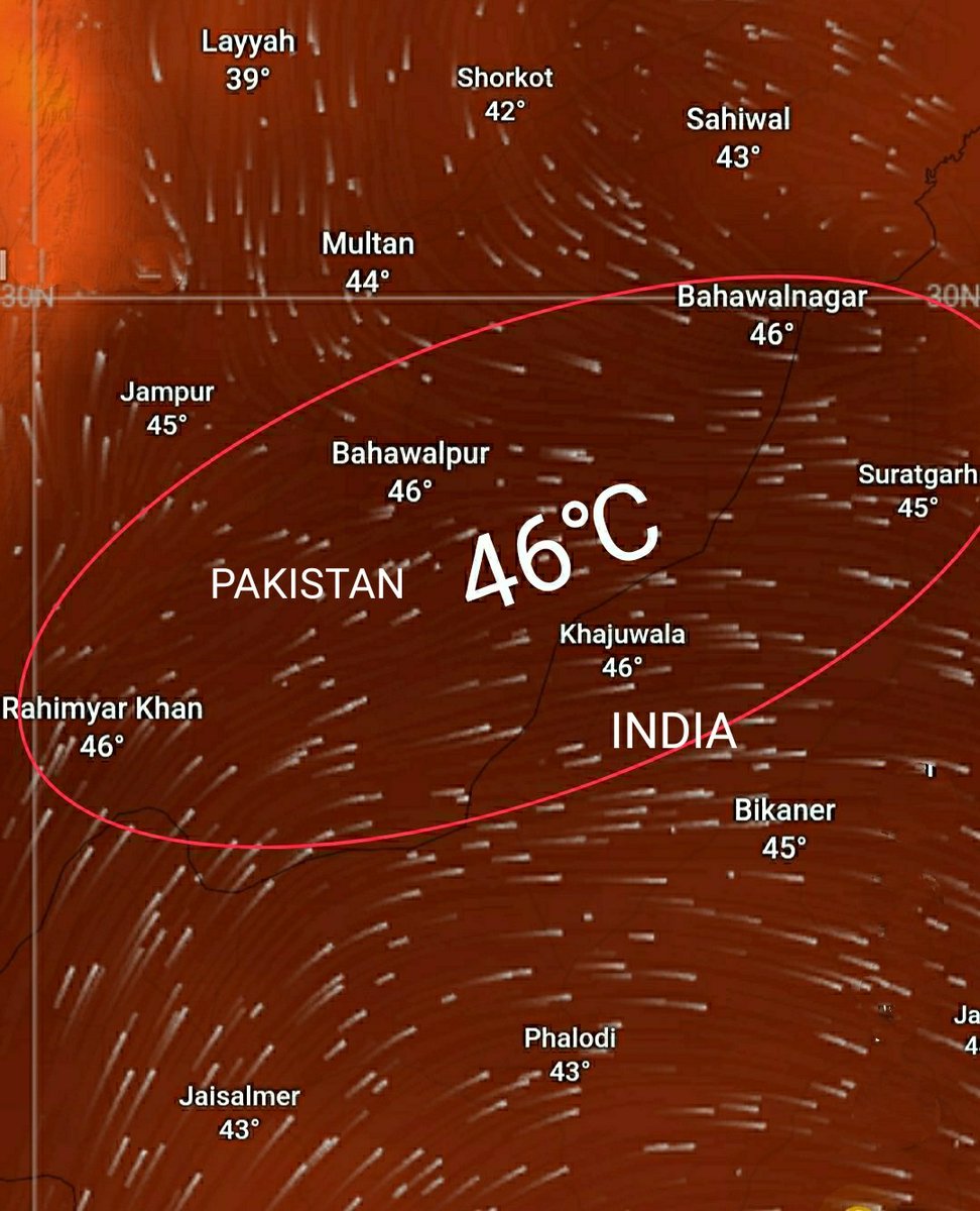 Region Expected +46℃ 
Maximum Temperature Today 10.05.2024
#GlobalWarming
#HeatWave
#MaximumTemperature #WeatherUpdate