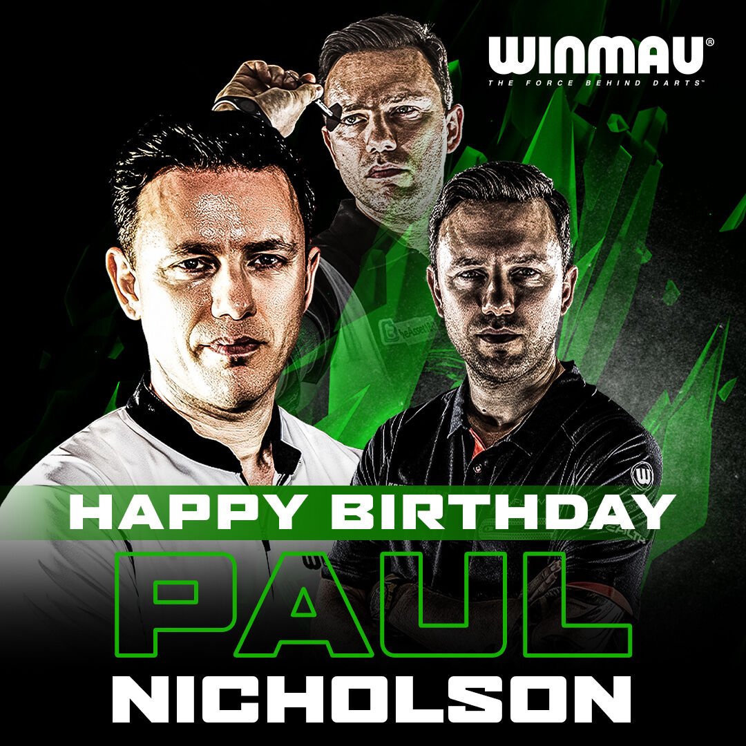 🎈 Happy Birthday Paul Nicholson 🎈 From all at Team Winmau