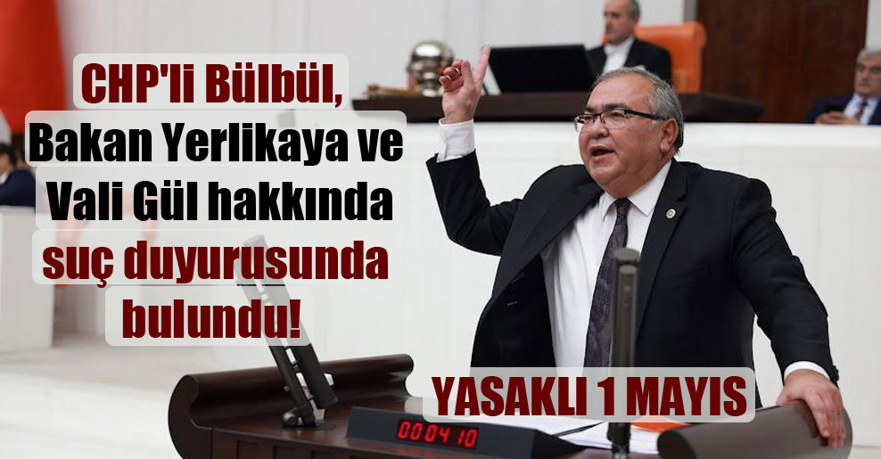 CHP’li Bülbül, Bakan Yerlikaya ve Vali Gül hakkında suç duyurusunda bulundu! @avsbulbul halkinhabercisi.com/chpli-bulbul-b…