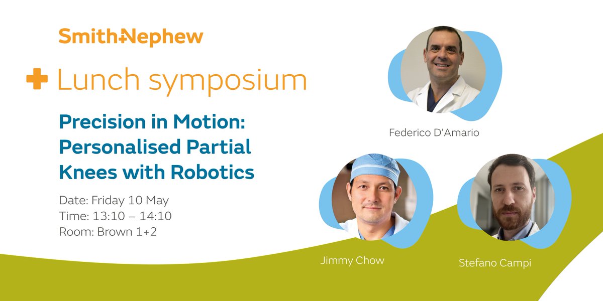 Robotic-assisted UKA is a hot topic at #ESSKA2024, but how can surgeons achieve Precision in Motion? Envision what you could achieve with the Power of One platform in today's workshop and 'meet the expert' sessions with Dr Peter Bollars. Event line-up: bit.ly/3UghmLn