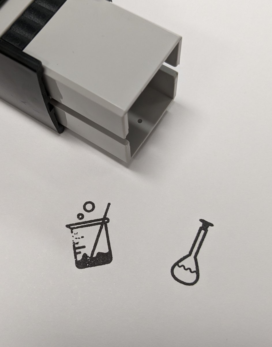 My new stamps arrived! Marking first year chemistry assignments just became almost fun.
