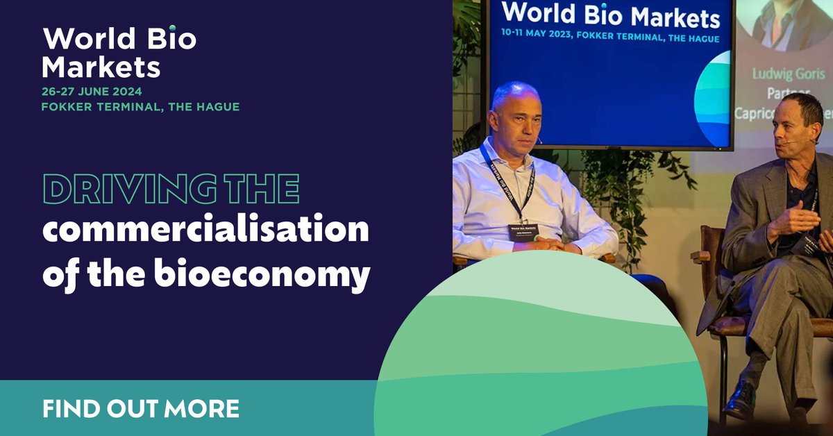 The World Bio Markets 2024 agenda is now available!

Subjects covered include 'Scaling up bio production for the global marketplace' & 'Biosynthetics and the fashion industry'.

For the full agenda and speaker list click here - worldbiomarkets.com/agenda/

#WBM24