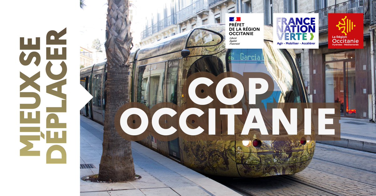 🟢#COP #Occitanie | Une COP régionale en Occitanie 🚅🚠🚋🚌🛴🚲 Mieux se déplacer, c’est améliorer la mobilité des Français grâce à une offre de transports plus propre et accessible sur l’ensemble du territoire. 📍 Aujourd'hui en Occitanie : ➡️ le secteur des transports
