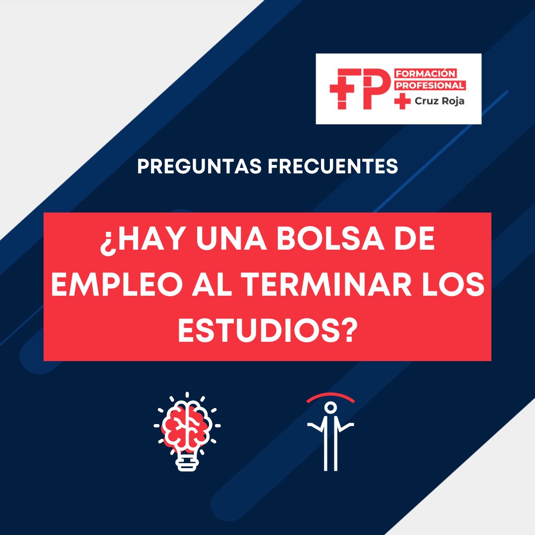 ¿Buscas empleo en el sector socio sanitario? En Cruz Roja FP tenemos una bolsa de empleo para nuestros estudiantes graduados.  
Regístrate en EmpleaFP y accede a ofertas de trabajo, asesoramiento y recursos para mejorar tu empleabilidad
#CruzRojaFP #FormaciónProfesional #EmpleaFP