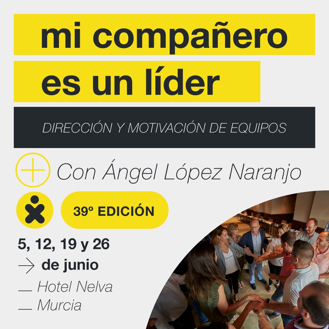 Actualización de fechas del curso de Dirección y motivación de equipos, todos los miércoles de Junio, tendrás la oportunidad de conocer, desarrollar y potenciar las soft skills más demandadas entre jefes de equipo