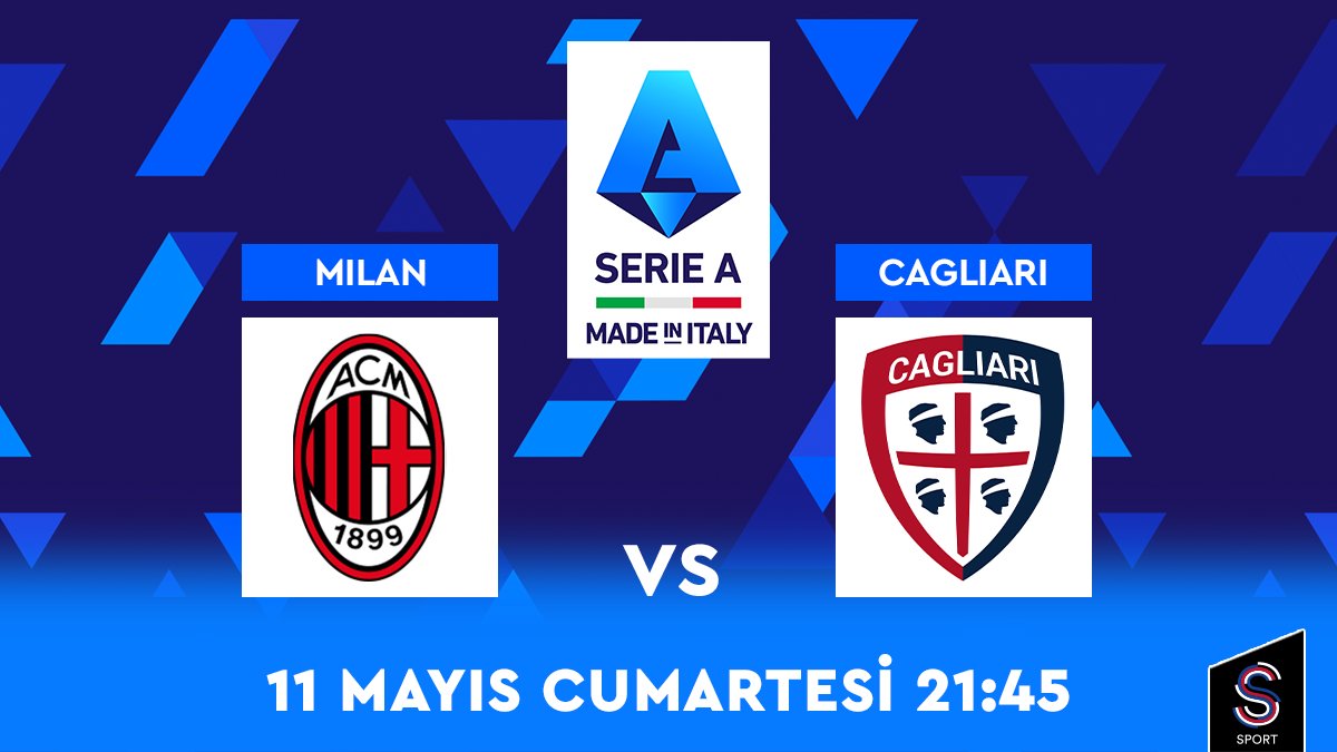 🇮🇹 #SerieA'nın 36. haftasında oynanacak olan Milan-Cagliari karşılaşması birazdan canlı yayınla S Sport2 ve S Sport Plus'ta! ssportplus.com 🎙️ @akonavic