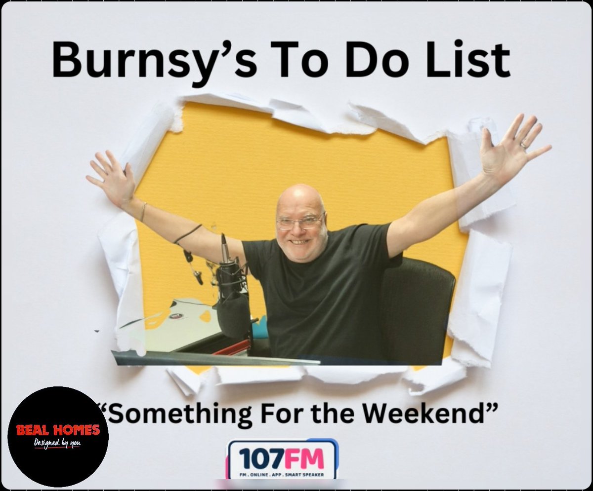 Are you ready for the 2nd most important To-Do list in #hull? 'Burnsy's To-Do List' is on @Hulls107FM from 10. Reflecting the cultural scene in the area with some appropriate tunes. Guests @musichqhull and @ertheatre . Oh, the most important to-do list...Acun Ilicali's!