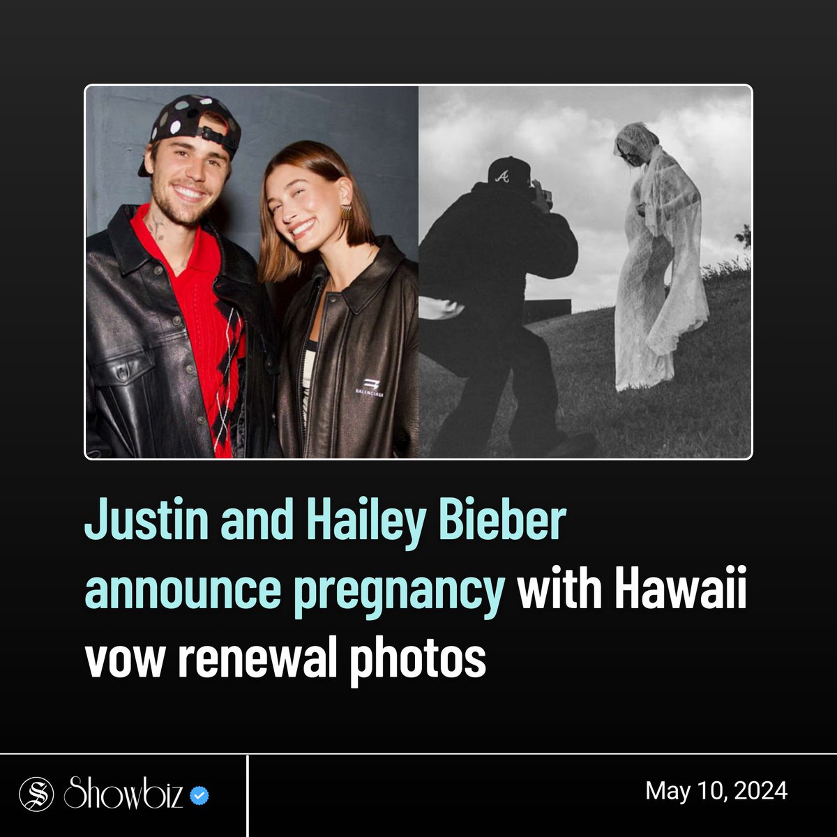 Read more: tinyurl.com/yzc6tp52

The 'Peaches' singer revealed his wife's pregnancy with a series of touching photos from their intimate ceremony.

#JustinBieber #NewsUpdates #EntertainmentNews #HaileyBieber