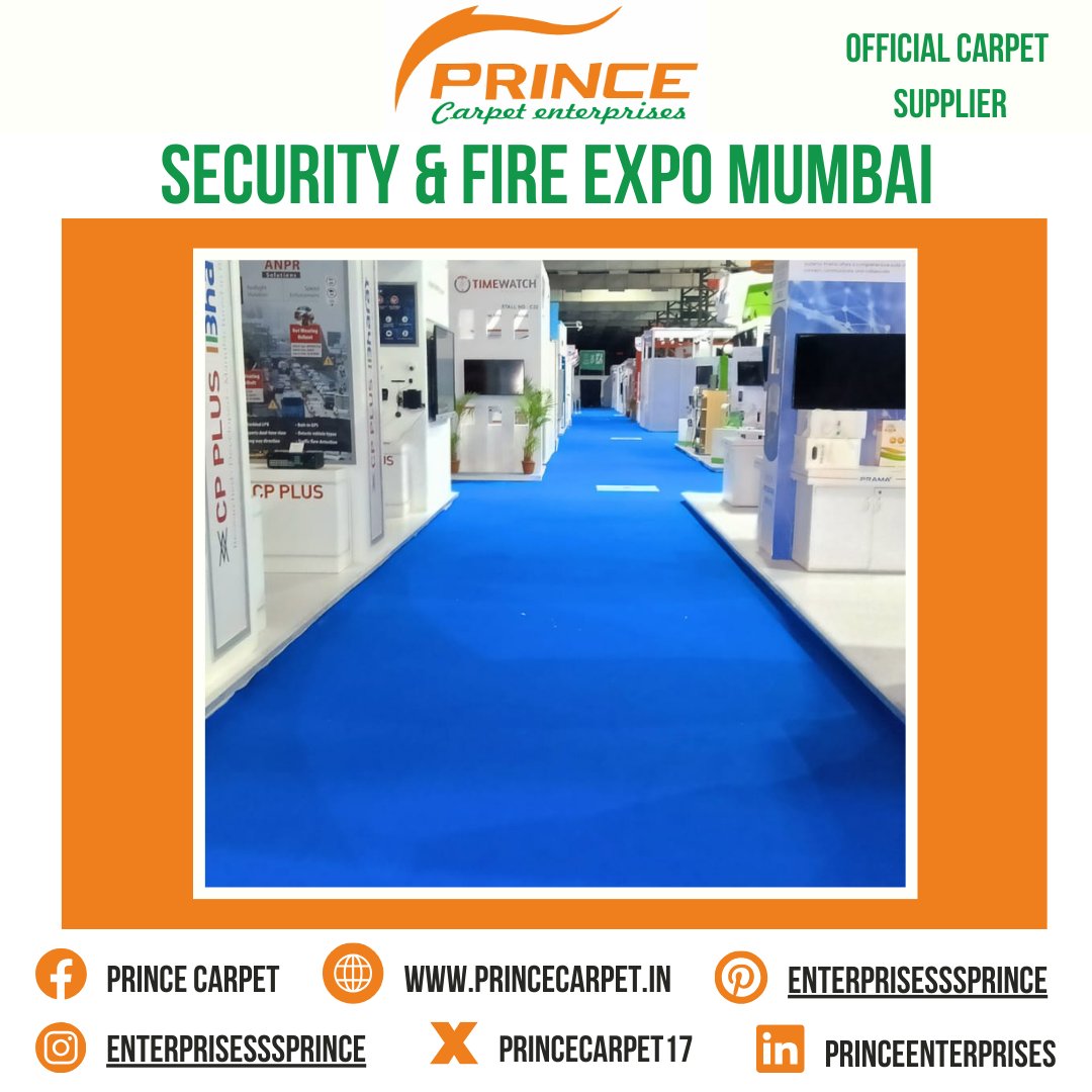 Exploring the latest innovations in security and fire safety at Expo West India! Ready to ignite change and protect our communities. 
.
.
.
.
.
#securityexpowest #firesafety #innovation #event #industry #princecarpet #pce #princecarpetenterprises #princecarpet #pce #mumbai