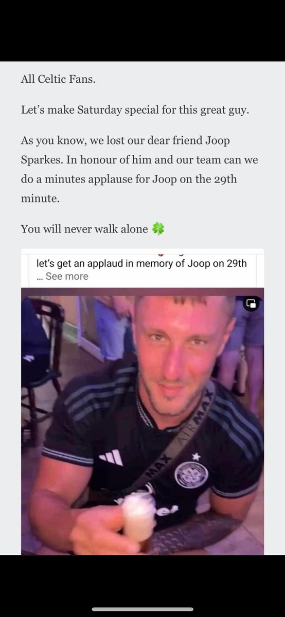 Shares would be hugely appreciated by all friends and family